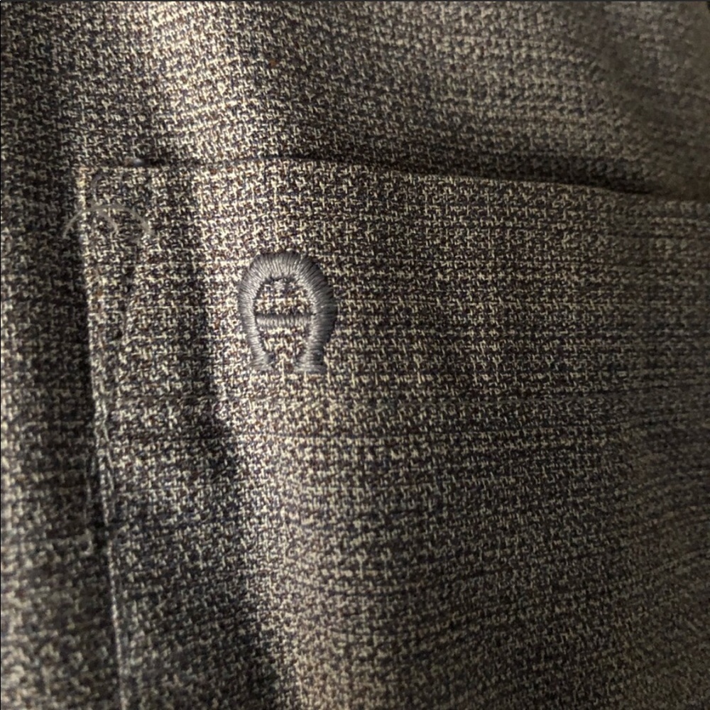 Vintage Etienne Aigner dress shirt -gray 17 1/2